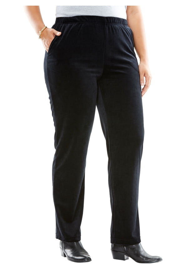 Plus Size Velour Pant