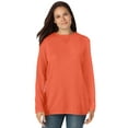 thumbnail image 1 of Woman Within Plus Size Ultra Soft Waffle Thermal Sweatshirt, 1 of 5