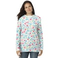 thumbnail image 1 of Woman Within Plus Size Long-Sleeve Crewneck Soft Waffle Knit Thermal Shirt, 1 of 6