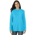 thumbnail image 1 of Woman Within Plus Size Ultra Soft Waffle Thermal Sweatshirt, 1 of 5