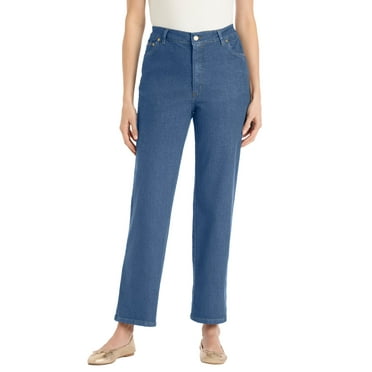 Woman Within Plus Size Wide-Leg Stretch Denim Jean