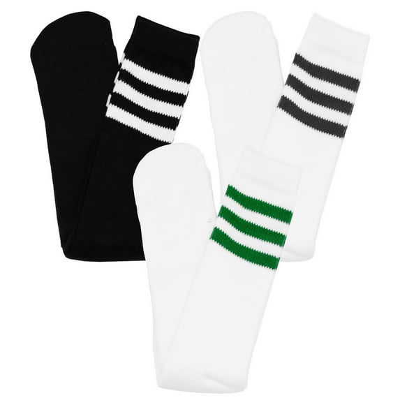 Woman & Youth Classic Knee-High Tube Socks for Sports, Costumes or Everyday Wear