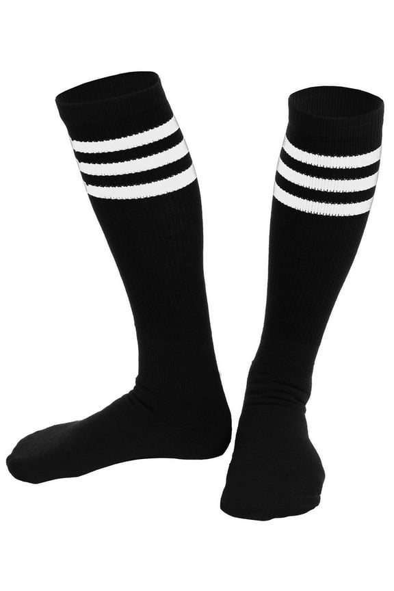 Woman & Youth Classic Knee-High Tube Socks for Sports, Costumes or Everyday Wear