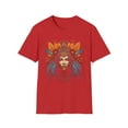 thumbnail image 1 of Woman in Head dress Unisex T-Shirt Boho Hippie Festival Native Inspired, 1 of 3