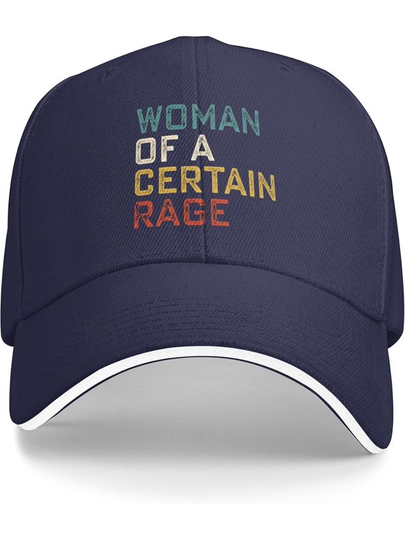 Woman of A Certain Rage Baseball Cap Feminist Golf Hats Running Dad Cap for Men Women