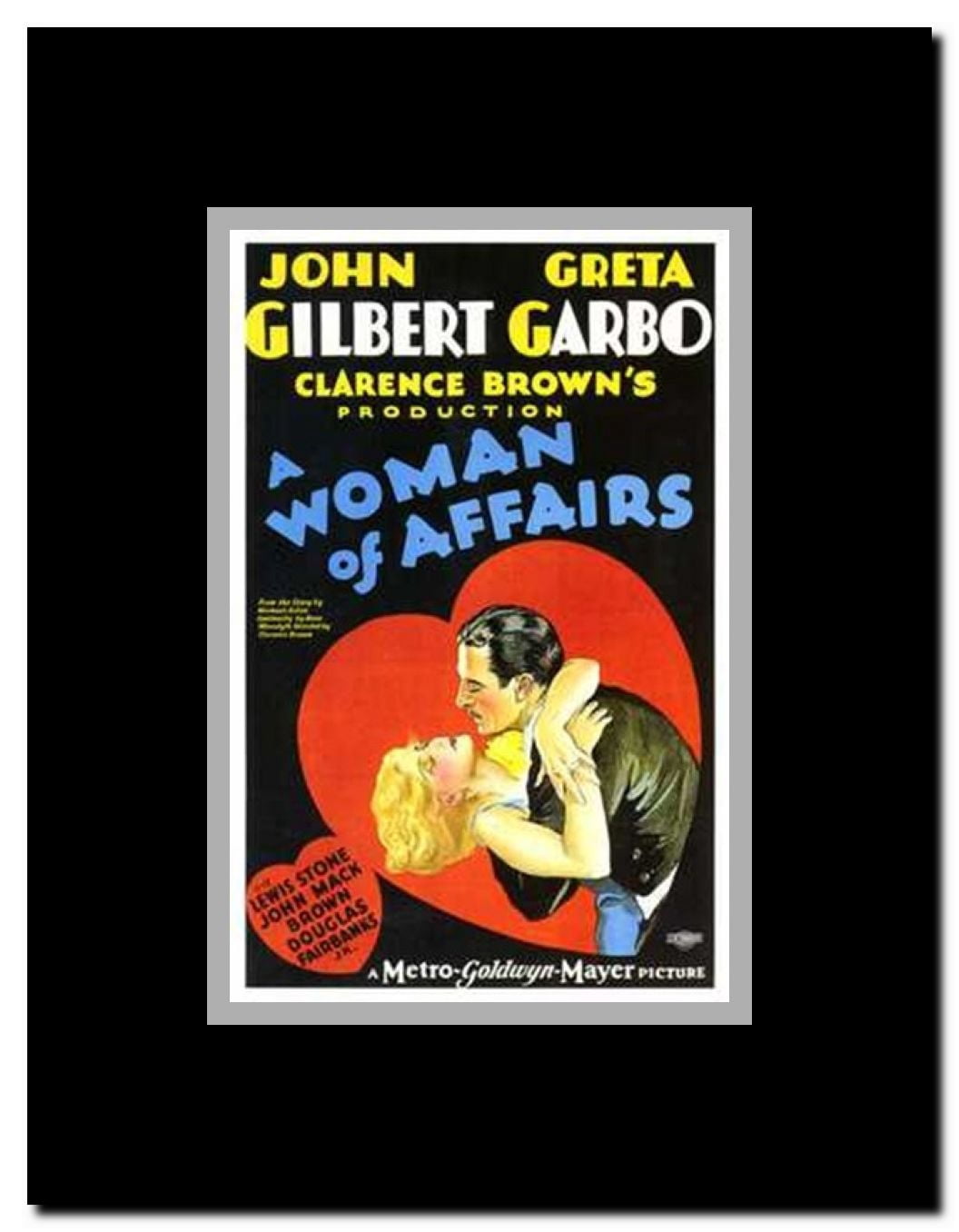 Woman of Affairs Framed Movie Poster