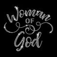 thumbnail image 1 of Woman of God Iron-on Clear Rhinestone Transfers by JCS Rhinestones, 1 of 4