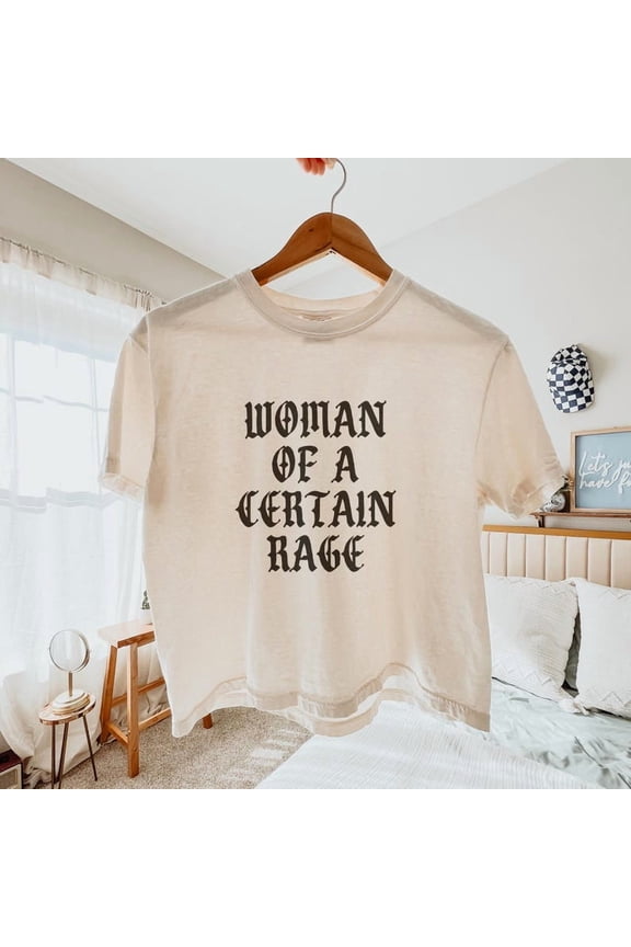 Woman of a Certain Rage Boxy Crop Tee All Size S-5Xl