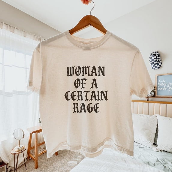 Woman of a Certain Rage Boxy Crop Tee All Size S-5Xl