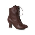 thumbnail image 1 of Woman's 2.5 inch Heeled Brown Victorian Bootie Halloween Costume Accessory, 1 of 2