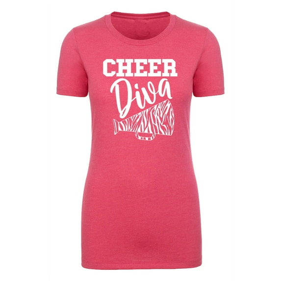 Woman's Cheer Day T-shirts, Woman's Crew neck shirts, Cheer Shirts - Cheer Diva