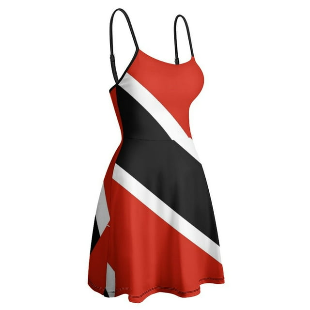 Woman's Dress Exotic Woman's Clothing Dresses Flag of Trinidad And
