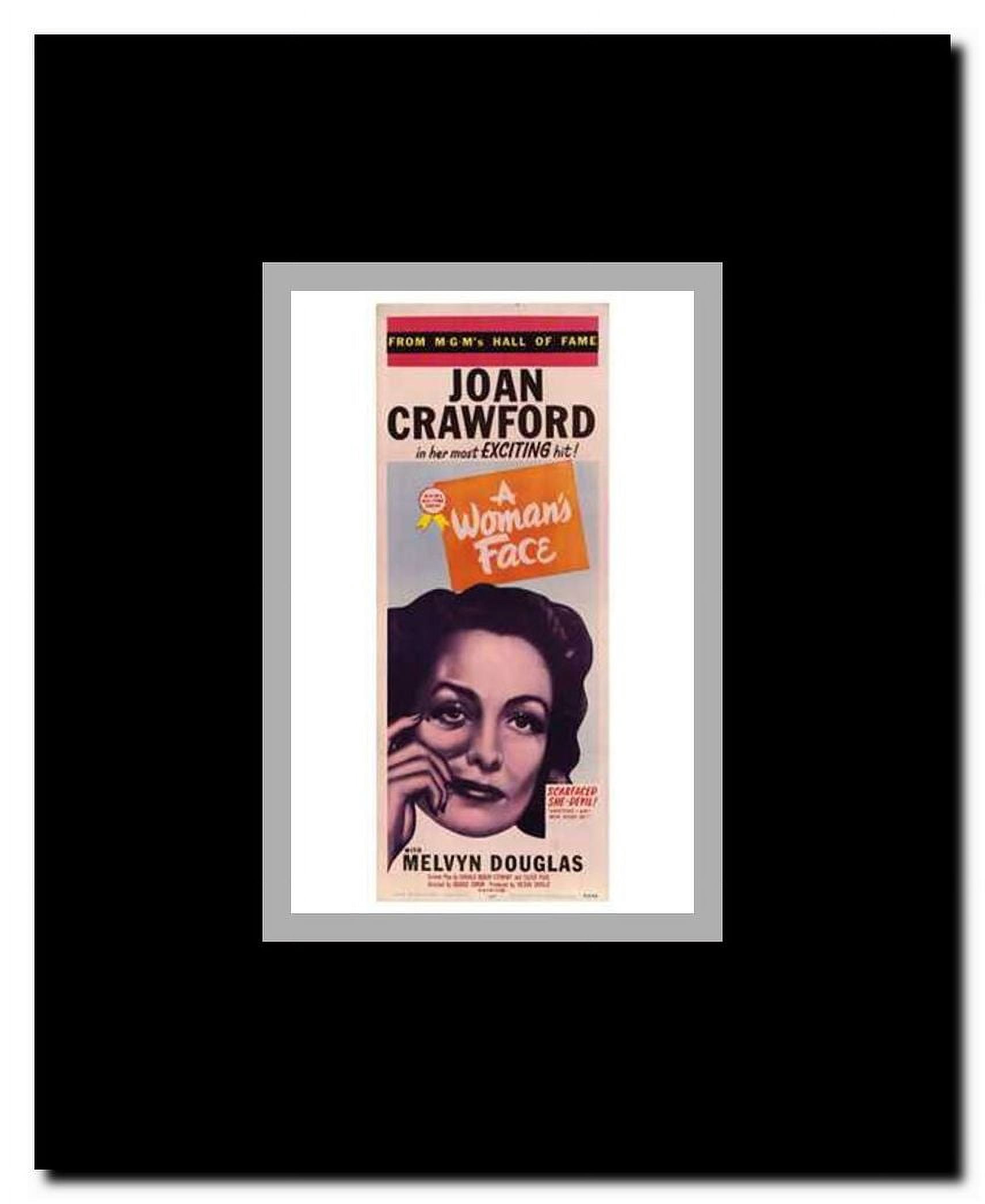 Woman's Face Framed Movie Poster