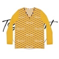 thumbnail image 1 of Woman's Face Graphic on Yellow Women's Lounge Leisure Shirt from TSmartArt, 1 of 4