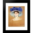 thumbnail image 1 of Woman`s Head with Large Hat 20x24 Framed Art Print by Mary Cassatt, 1 of 2