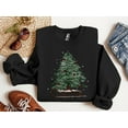 thumbnail image 1 of Woman's Holiday Sweatshirt, Women's Xmas Tee, Christmas Sleigh Crewneck, Christmas Tree Tee, Xmas Tree, Women's Christmas Tshirt,Winter Tee, 1 of 5
