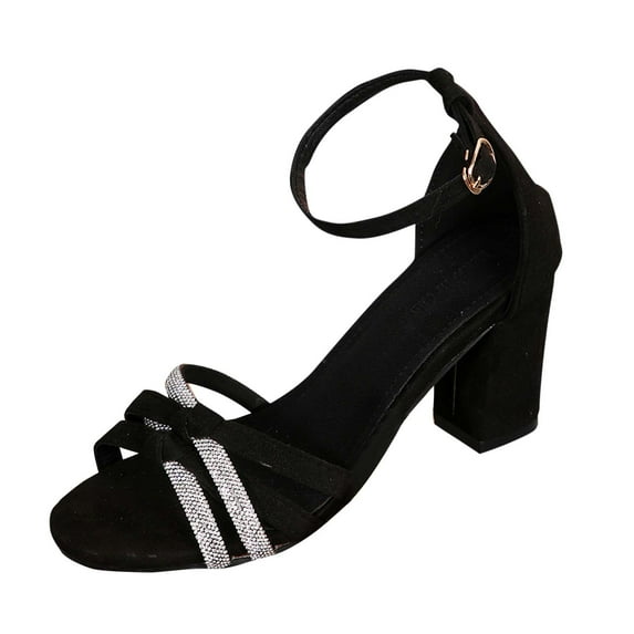 Woman's Sandals Oofos Recovery Shoes for Women Women's Fashion Casual Versatile Letter Strap Vacation Summer Style Fashion Trend Thick Heel Sandals Black