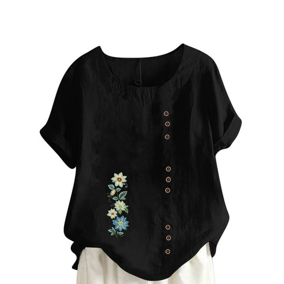 Woman Summer Tops Womens V Neck T Shirts Short Sleeve Tops Womens Tops Trendy of The Day