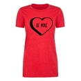 thumbnail image 1 of Woman's Valentine's Day T-shirts, Woman's Crew neck shirts, Valentines Shirts - Be Mine, 1 of 1