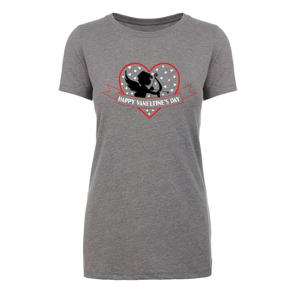Woman's Valentine's Day T-shirts, Woman's Crew neck shirts, Valentines Shirts - Cupid
