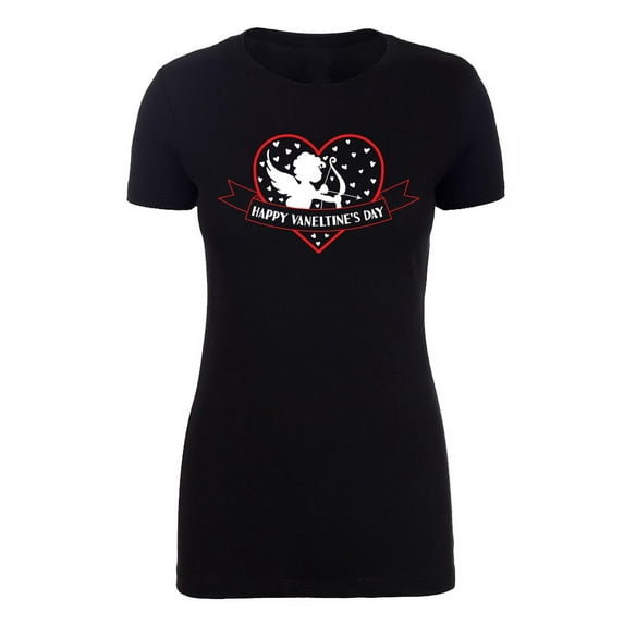 Woman's Valentine's Day T-shirts, Woman's Crew neck shirts, Valentines Shirts - Cupid