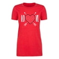 thumbnail image 1 of Woman's Valentine's Day T-shirts, Woman's Crew neck shirts, Valentines Shirts - Love, 1 of 1