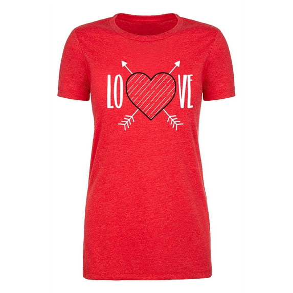 Woman's Valentine's Day T-shirts, Woman's Crew neck shirts, Valentines Shirts - Love