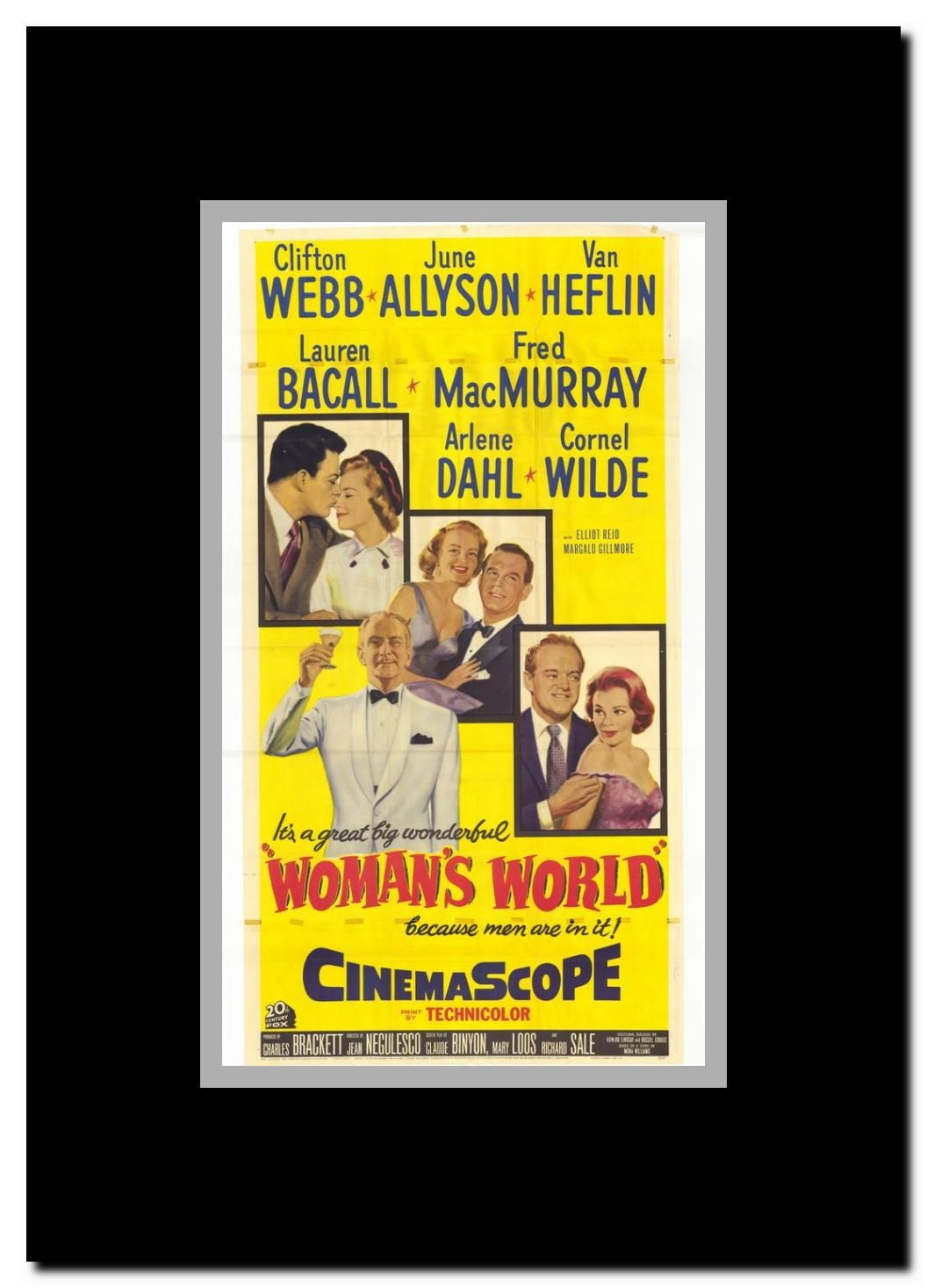 Woman's World Framed Movie Poster