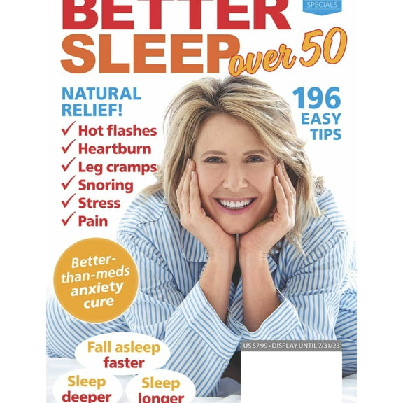 Woman's World Specials - Better Sleep Over 50 Contains 196 Easy Tips: Hot Flashes Heartburn Leg Cramps Snoring Stress Pain