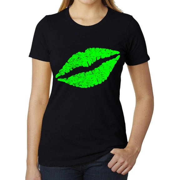 Woman's lips short Sleeve tee, Trendy T-shirts, Cute shirts for woman