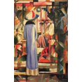 thumbnail image 1 of Woman stands looking into store window Poster Print by August Macke (18 x 24), 1 of 1