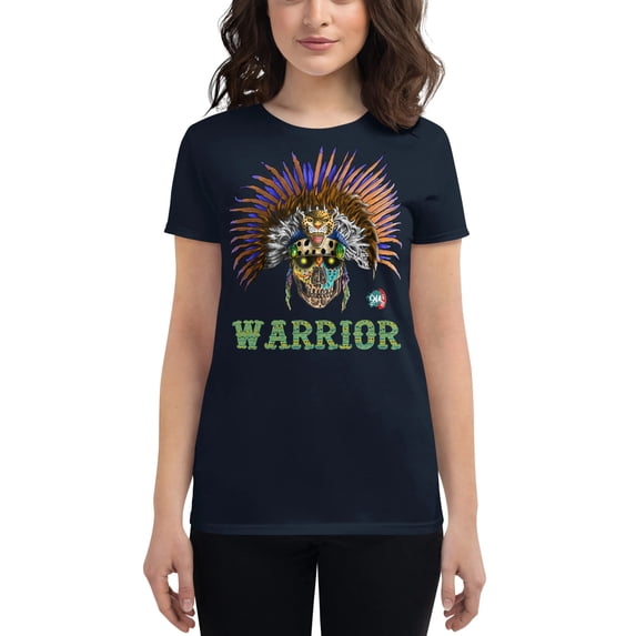 Women's graphic Warrior t-shirt: Mayan