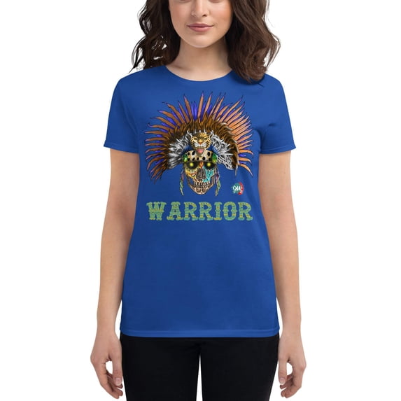 Women's graphic Warrior t-shirt: Mayan