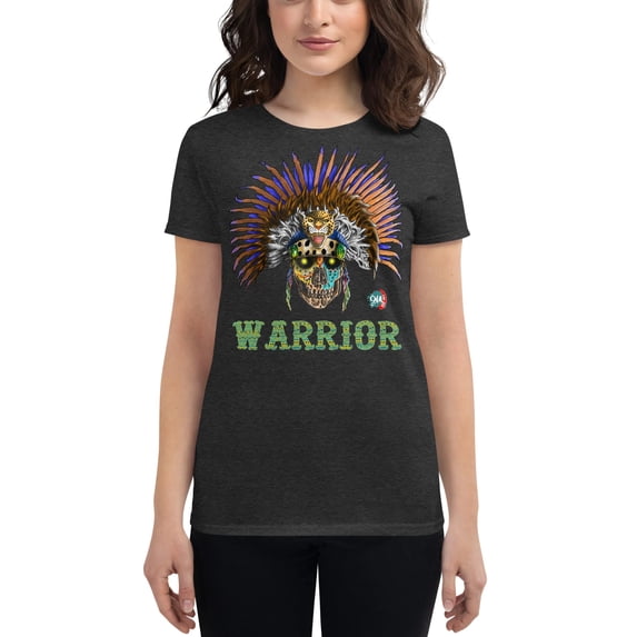 Women's graphic Warrior t-shirt: Mayan