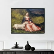 Woman with Unicorn - 1510 | Giorgione | Premium Fine Art Print | 15th Century Dutch | High Renaissance | Portrait
