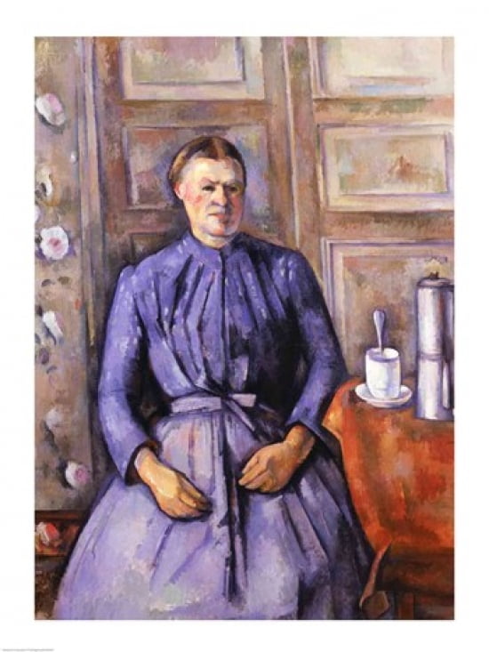 Woman with a Coffee Pot Canvas Art - Paul Cezanne (18 x 24)