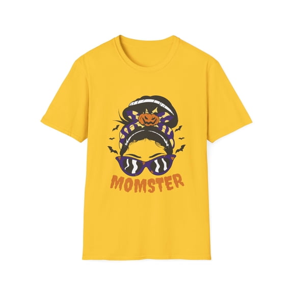 Woman with a Halloween Headband Trick or Treat T-shirt