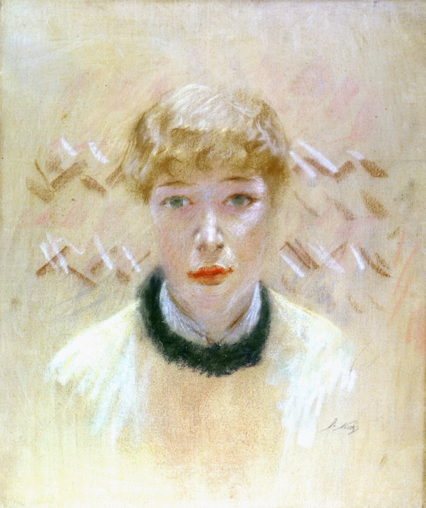 WomanS Head Canvas Art - (18 x 24)