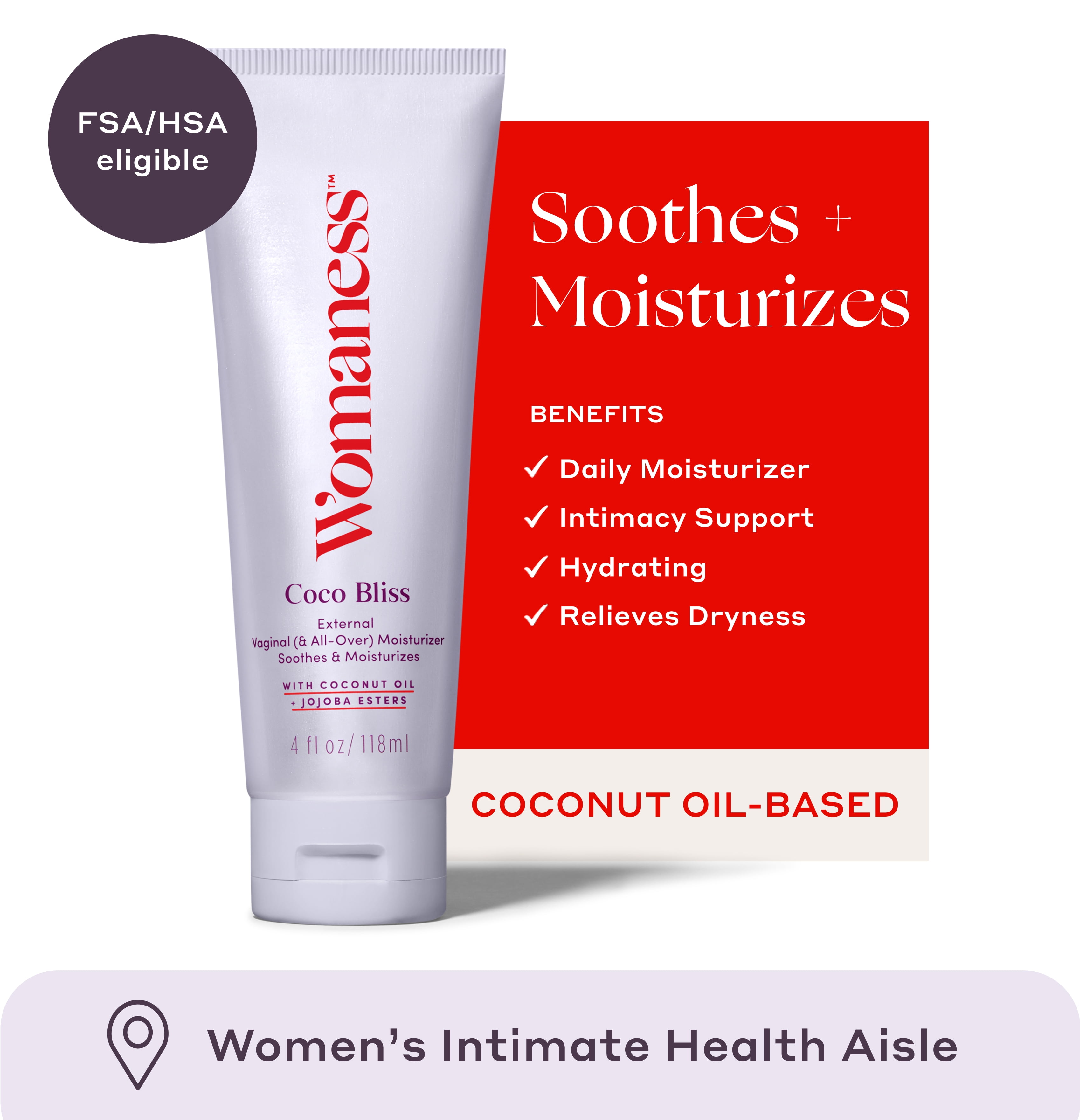 Womaness Coco Bliss Vaginal Moisturizer for Menopause Ever