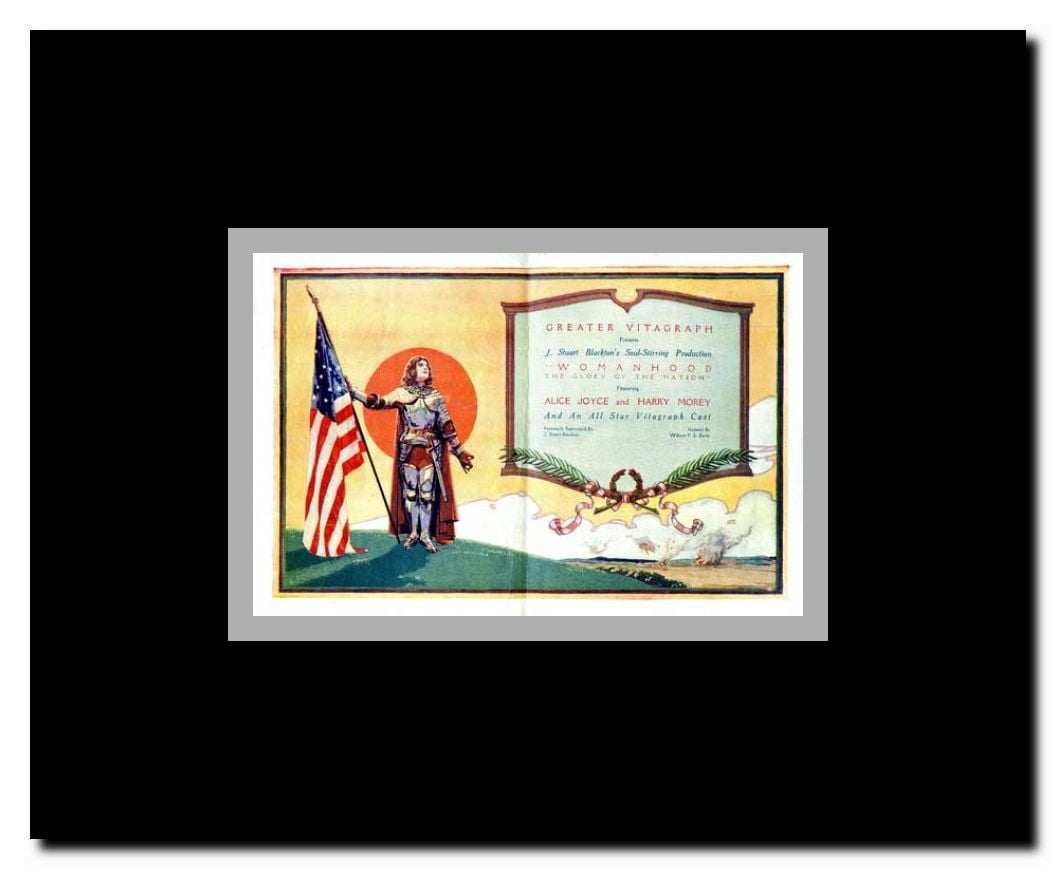 Womanhood the Glory of the Nation Framed Movie Poster