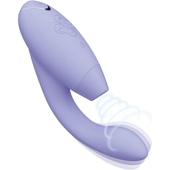 Womanizer Duo 2 Clitoral Sucker & Rabbit Vibrator, Dual Stimulator, Lilac