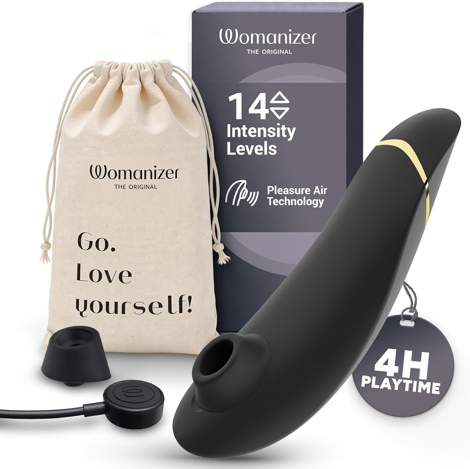 Womanizer PREMIUM 2 Pleasure Air Stimulator with Smart Silence Suction Vibrator, Warm Grey - Walmart.com Womanizer PREMIUM 2 Pleasure Air Stimulator with Smart Silence Suction Vibrator, Warm Grey - Walmart.com