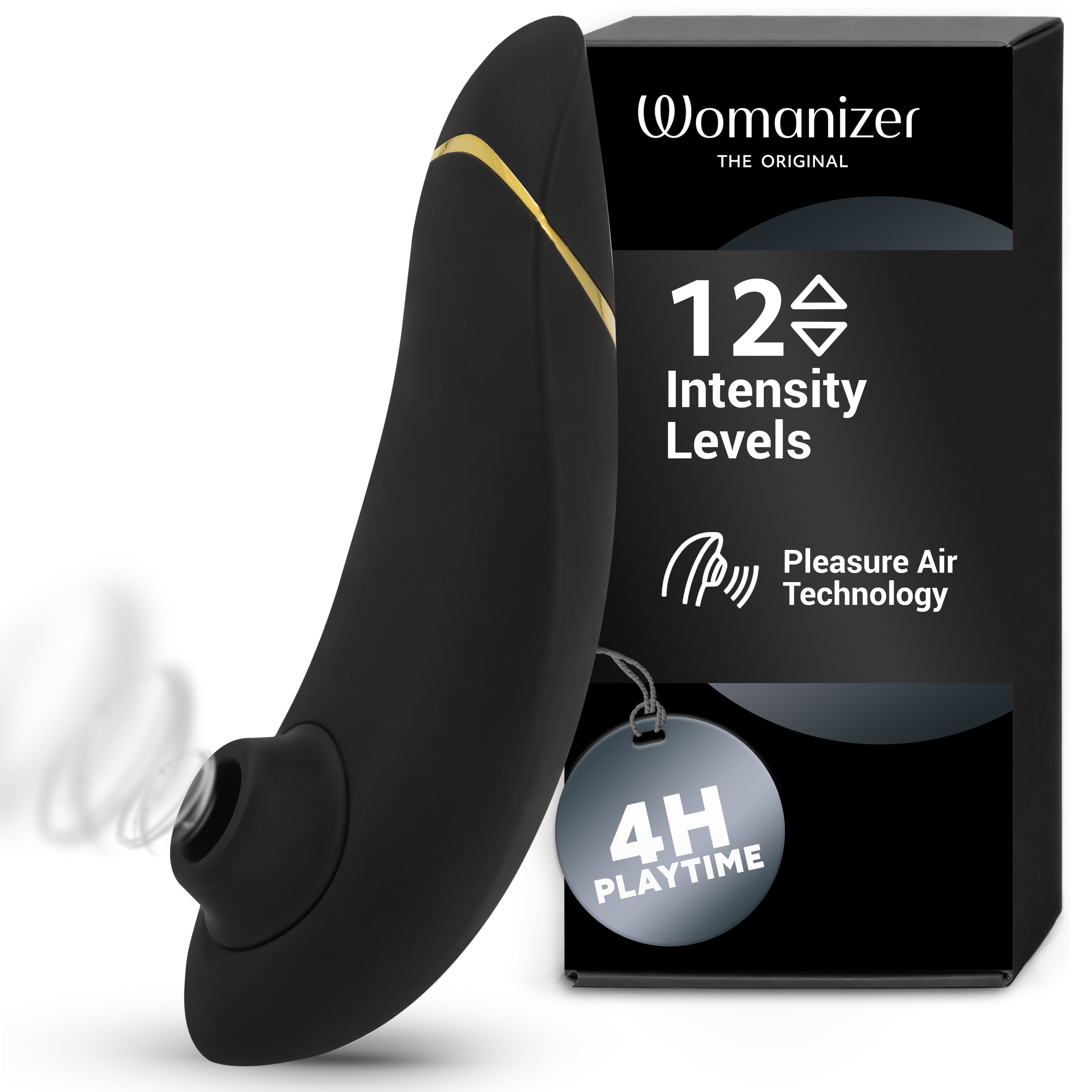 Womanizer Premium 1 Clitoral Sucking Toy - Clit Stimulator - Waterproof  Sucker with 12 Speed - Vibrating Adult Sex Toys for Couples - Gifts for  Women - Black - Walmart.com