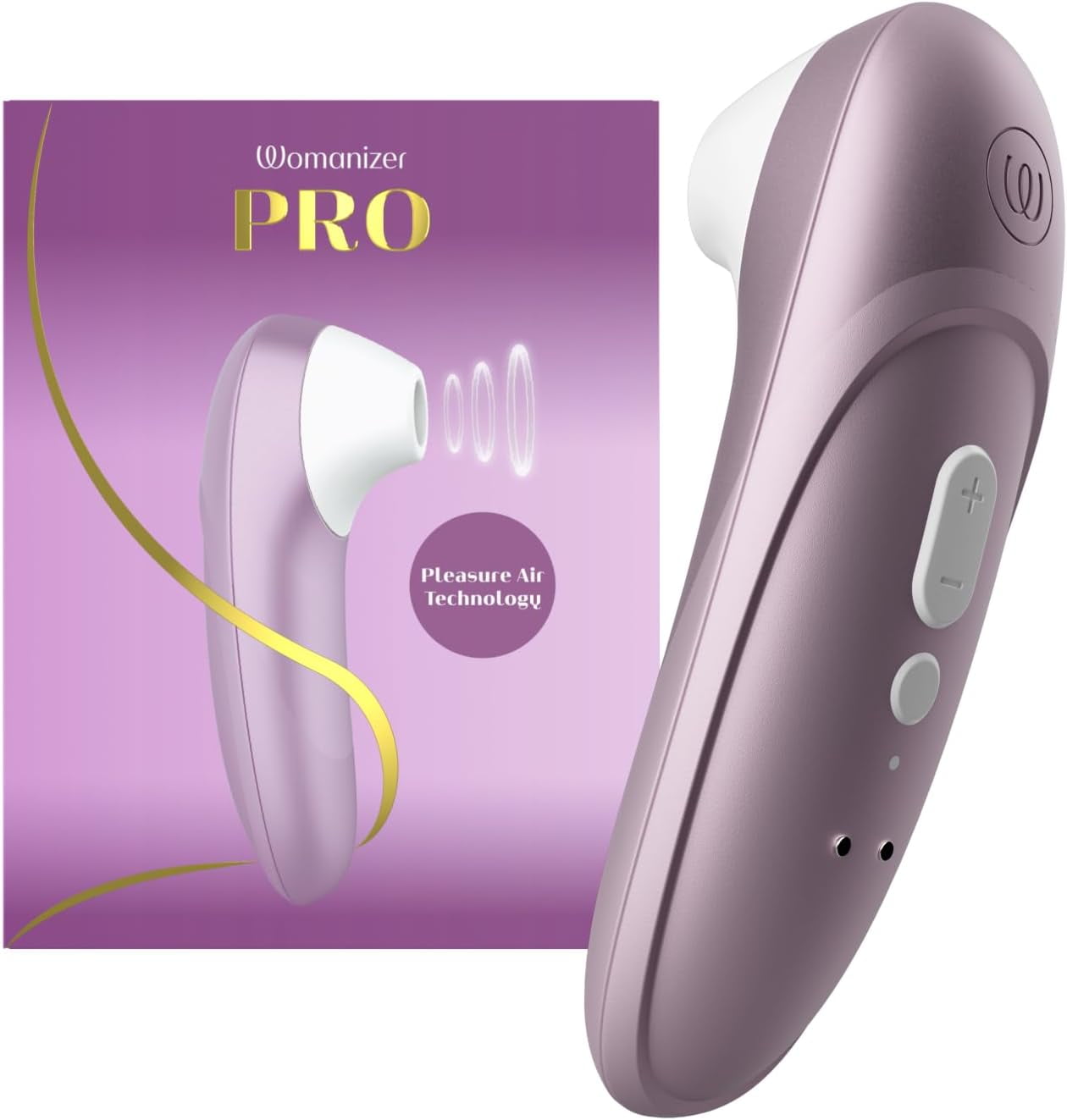 Womanizer Pro Clitoral Stimulator, Silky Silicone, Women's