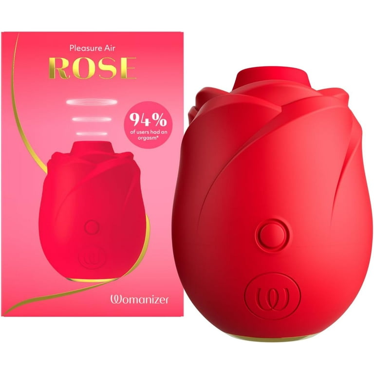 Womanizer Rose Clit Sucker Vibrator, 6 Intensity Levels, 4 Patterns, Silky,  Rose - Walmart.com