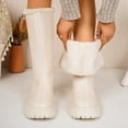 thumbnail image 1 of Womans Boots Winter Women Thickened Fleece Knee High Long Boots Chunky Heel Versatile Thick-Soled Warm Snow Boots for Casual Outdoor, 1 of 9