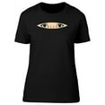 thumbnail image 1 of Womans Eye Ninja Style T-Shirt Women -Image by Shutterstock, Female XX-Large, 1 of 4