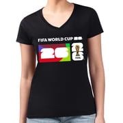 FIFA World Cup 2026 Womens Black Box Graphic Soccer Tee