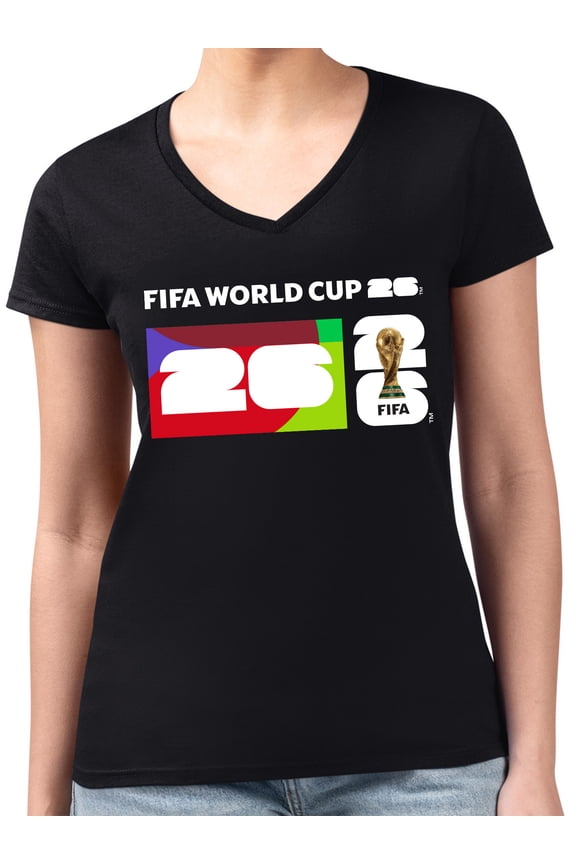 FIFA World Cup 2026 Women's Black Box Graphic Soccer Tee