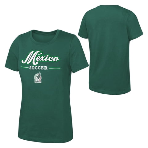 National Team Women's Green Script Logo Soccer Tee